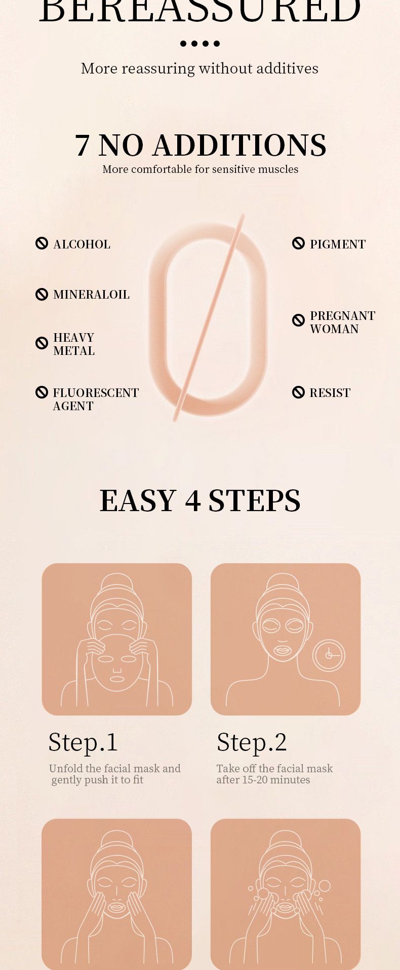 Full English Camellia Face Mask BIOAOUA Hydrating Moisturizing Sheet Pack_voghion.com