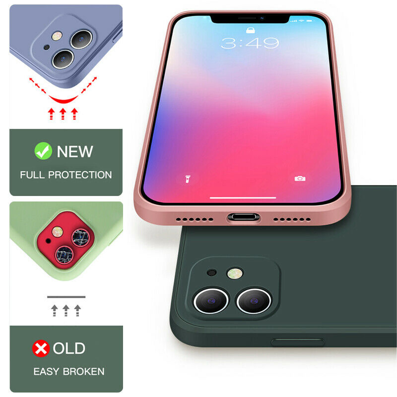Luxus Original Flüssigsilikonhülle für iPhone 14 13 12 11 Pro Max Hülle für iPhone 12Mini 13Mini X XR XS MAX 8 7 6S Plus SE2 Stoßfeste Rückseite_voghion.com