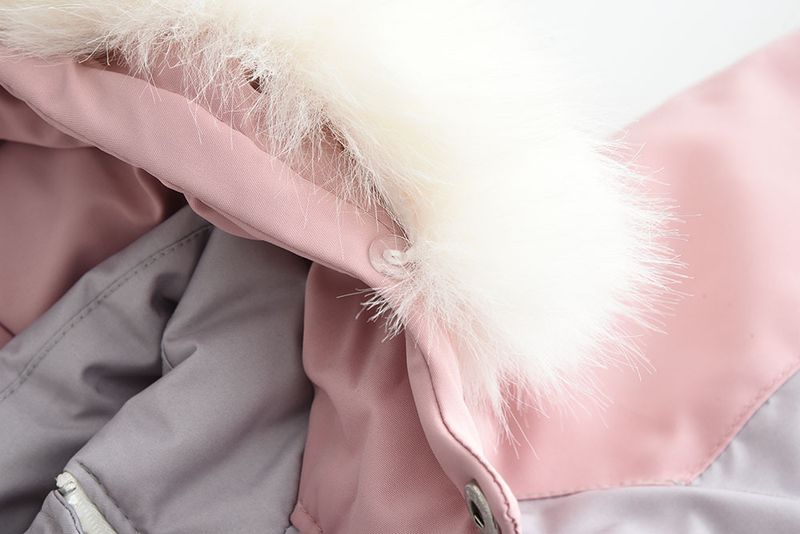 Babyjongenskleding nieuwe elastische taille kinderkleur bijpassende capuchon plus fluwelen verdikte jumpsuit skipak_voghion.com