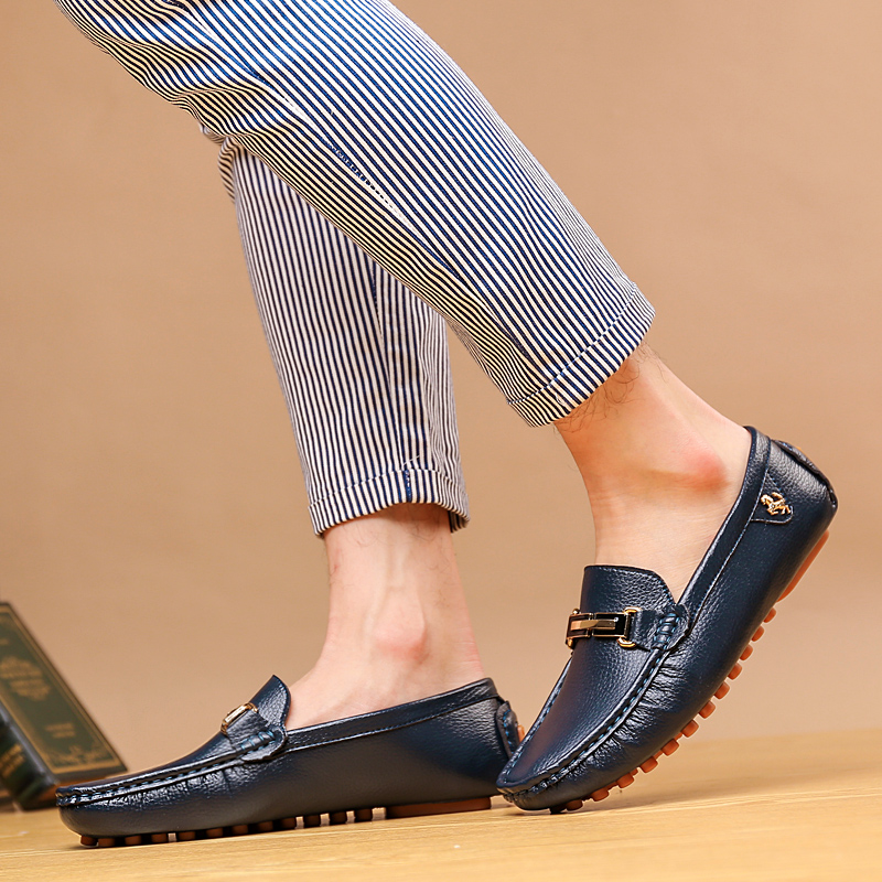 YRZL White Loafers For Men Size 48 Slip On Shoes Driving Flats Casual Moccasins For Men Comfy Male Loafers_voghion.com