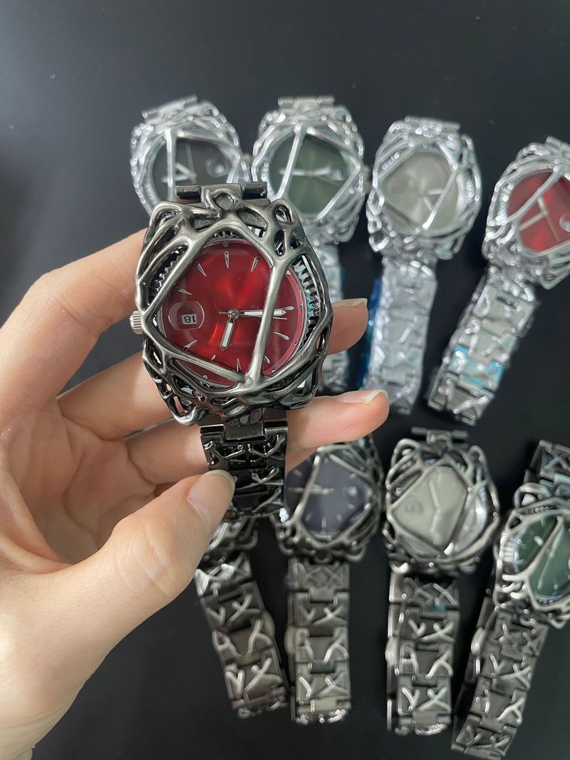 Gorben Stylish Alloy Unisex Fashion Watch With Mineral Glass & Quartz Movement - Trendy Square Design For Men And Women Special Shaped High End_voghion.com