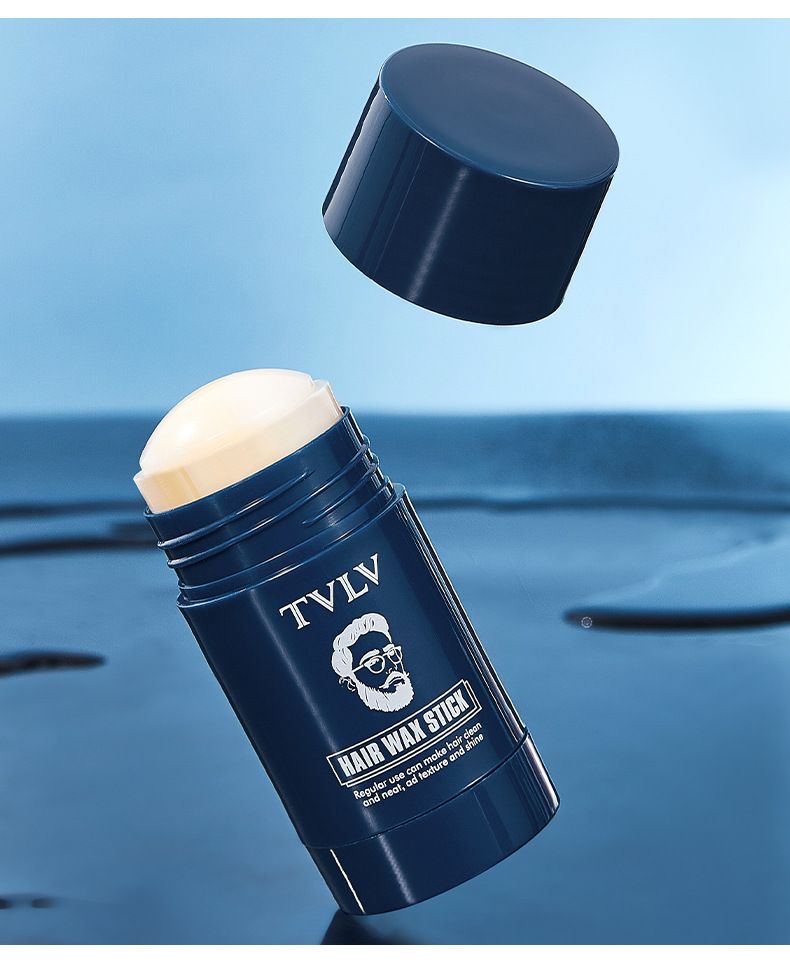 TVLV Wosk do stylizacji włosów dla mężczyzn Mocny lakier do włosów Zapach Gładki utrwalony wosk do włosów w sztyfcie Żel 40g_voghion.com