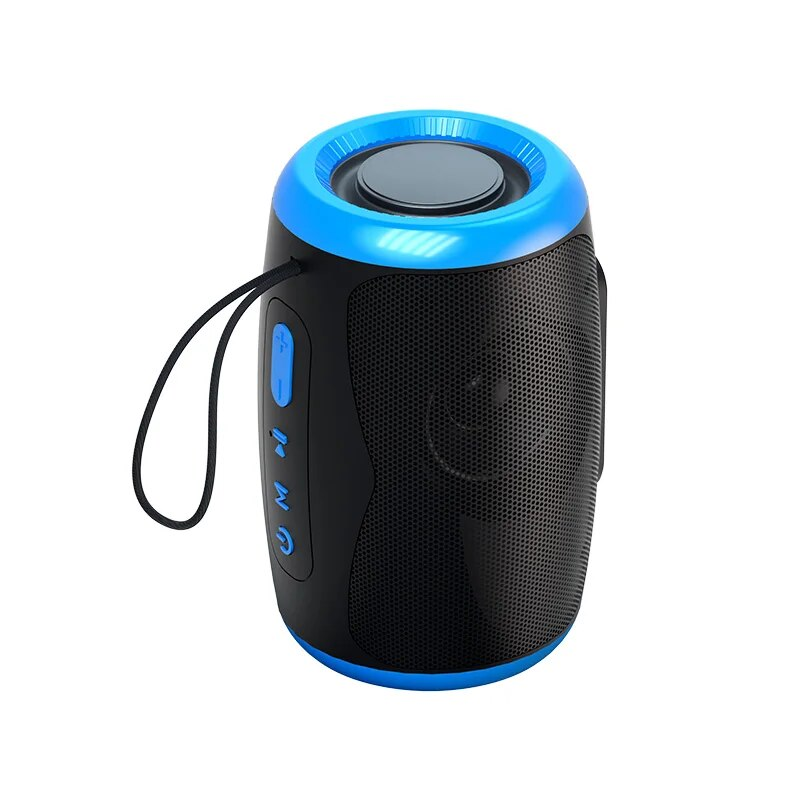 Przenośny głośnik Bluetooth TWS z wodoodpornym, bezprzewodowym radiem zewnętrznym i kolumną głośnikową obsługujący kartę TF, stereofoniczny odtwarzacz muzyki 3D Hi-Fi_voghion.com
