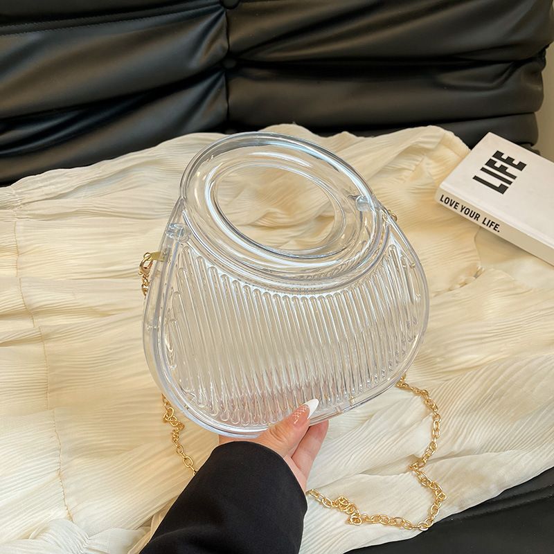 Borsa a mano in acrilico, moda sera 2025, nuova borsa a tracolla da donna_voghion.com