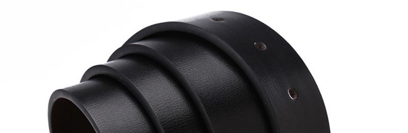 HOT CUKUP Men's Grain Quality 2nd Layer Both Sides Use Genuine Leather Belt Pin & Smooth Style Belts for Men Without Buckle_voghion.com