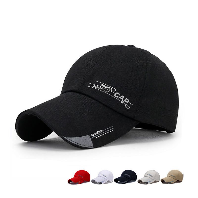Uomo Per Pesce All'aperto Classico Linea Sport Colore Solido Sole Baseball Cap Primavera Estate Snapback Cappello_voghion.com