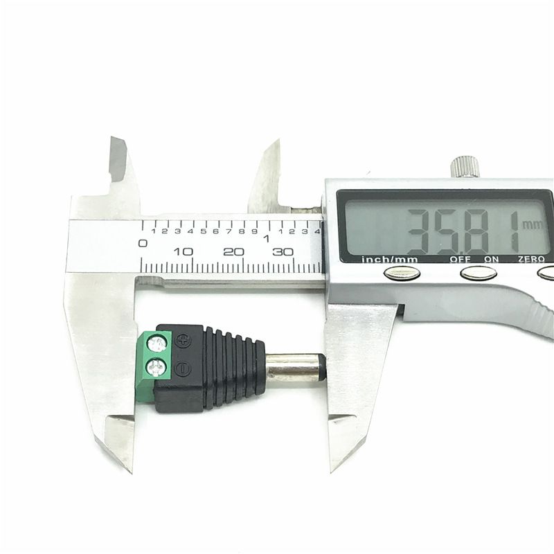 DC welding-free connector male and female supporting 5.5 * 2.1mm plug DC socket screw fixed terminal quick connection_voghion.com