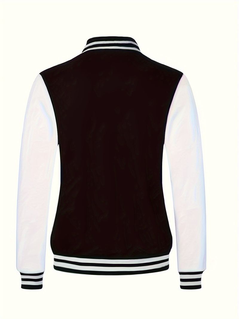 Giacca da baseball in maglia a maniche corte spessa, stile casual e semplice, da uomo, taglie forti_voghion.com