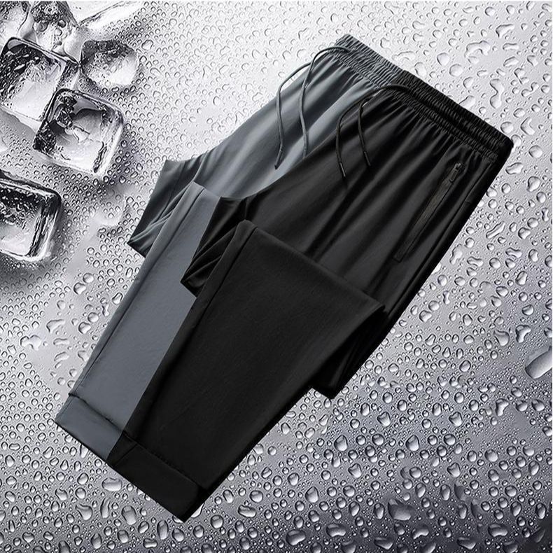 Pantalon de sport droit tendance pour homme, coupe ample et décontractée, idéal pour l'été et le printemps, qualité imbattable. Pantalon de survêtement américain_voghion.com