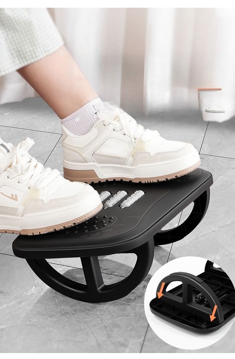 Büro-Fußpedalbrett Untertisch-Fußhocker Anti-Warping-Erlang-Bein-Artefakt-Fußhocker Ottoman-Beinhocker_voghion.com