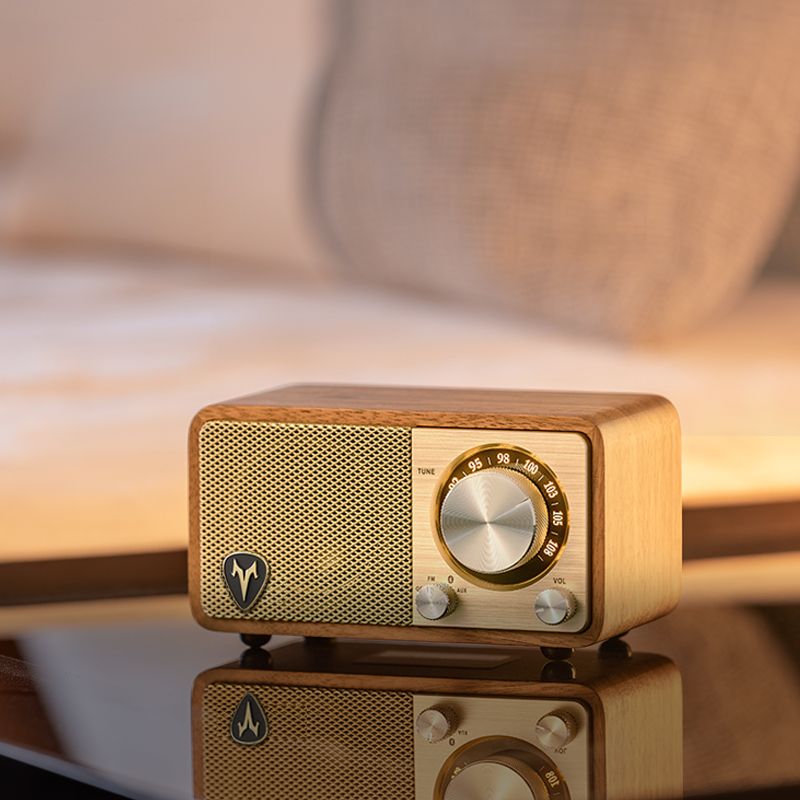 M1 Wireless Creative Bluetooth Speaker Portable Stereo Player Portable Digital Radio Receiver Wireless Speaker FM_voghion.com