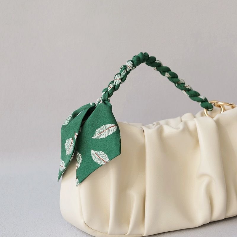 Bufanda de seda versátil para mujer, nueva y a la moda, para primavera y verano, con correa para bolso, accesorios para teléfono móvil_voghion.com