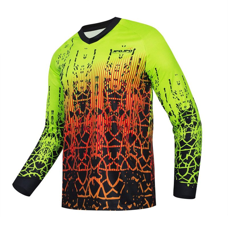 Men's Cycling Clothes Off-Road Motorcycle Speed Downhill Clothes Long-Sleeved Sunscreen Quick-Drying T-Shirts Racing Clothes _voghion.com