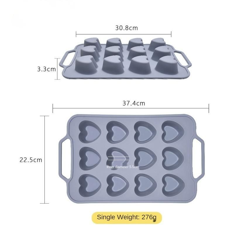 Hamur İşi Kalıbı Silikon Pişirme Tepsisi Pişirme Silikon Kalıbı Hamur İşi Muffin Yuvarlak Dikdörtgen Fırın Silikon Kalıbı Kek Kalıbı_voghion.com