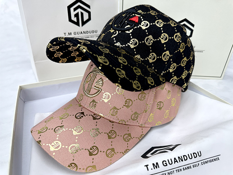 Spring Autumn Seasons Fashion All over Printing, Gold Stamping, Embroidered Baseball Hat, Male and Female Lovers, Sun_voghion.com