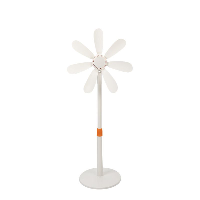 Verticale huishoudelijke kleine vloerventilator met zachte bladen voor studenten, bureau, stille slaapzaal, telescopische elektrische ventilator voor naast het bed_voghion.com