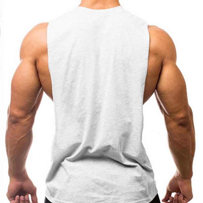 Summer Lemon Lemon Fruit Print Fitness Sports Tank Top for Men Sexy Big Split Running Sleeveless T-shirt_voghion.com