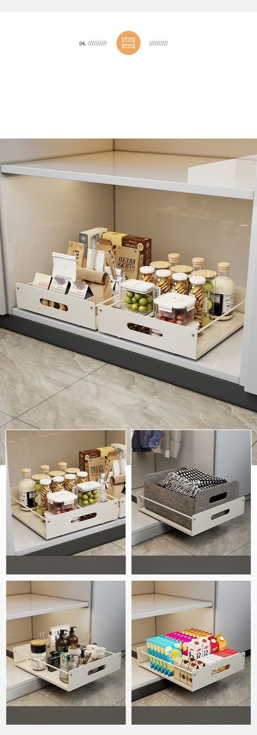 Cesta para ollas de cocina de estilo chino, armario multifuncional extraíble, organizador portátil de almacenamiento impermeable, no_voghion.com
