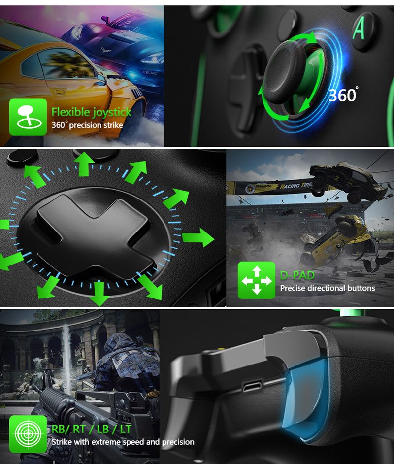 Adattatore per controller di gioco Bluetooth wireless – 2.4G_voghion.com