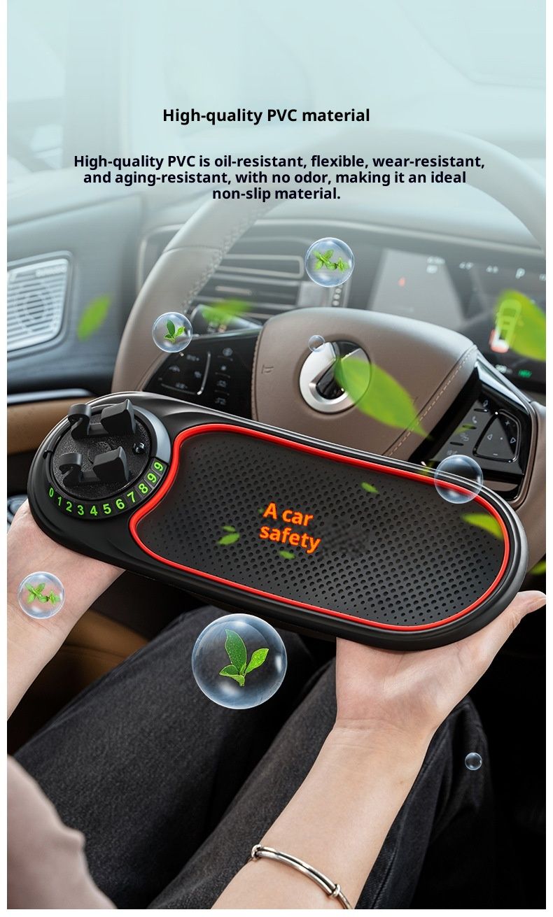 Multifunktionale, kreative und rutschfeste Handyhalterung für das Auto-Armaturenbrett mit Navigationssystem_voghion.com