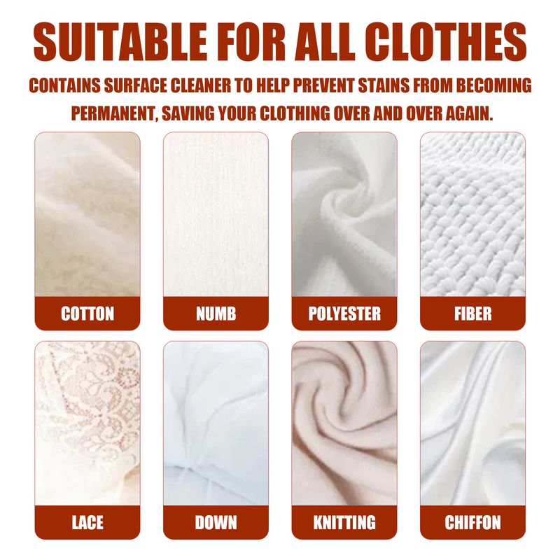 Jue-Fish Fabric Rust Stain Remover, Clothes Decontamination Mild Cleaning Agent For Stubborn Oil Stains And Yellow Mildew Spots_voghion.com