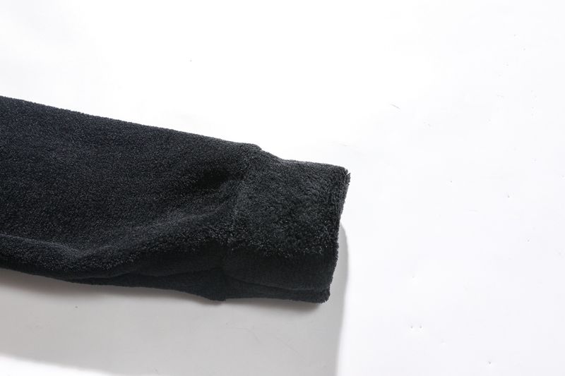 Conjunto de sudadera y jogger de polar extragrande para hombre: ropa de estar por casa acogedora para el invierno (tallas S-2XL, 260 g/m², manga raglán, gris, negro y camel)_voghion.com
