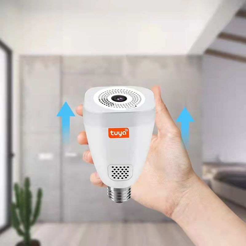 Neue Graffiti 360-Grad-Panorama-Fischaugen-Überwachung Smart Home VR Wireless WiFi-Kamera_voghion.com