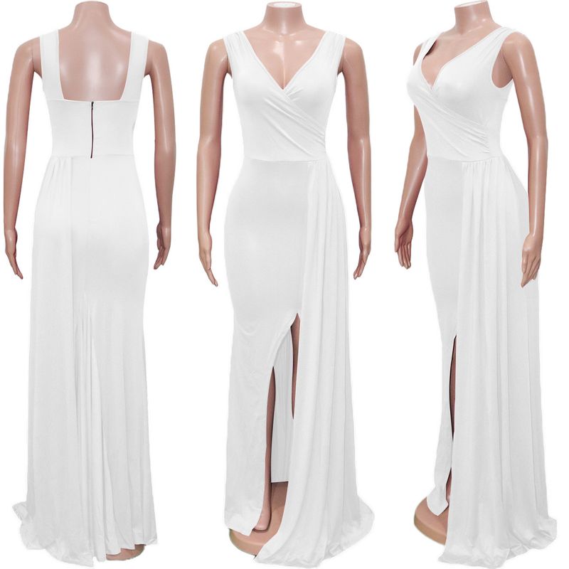 Women's Clothing Ball Gown Evening Dress Elegant Sexy Floor Length Dress Female_voghion.com