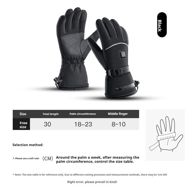 Sport all'aria aperta autunnali e invernali, ciclismo, sci, guanti caldi, ciclismo riscaldato, antifreddo, riscaldamento elettrico, touch screen impermeabile_voghion.com