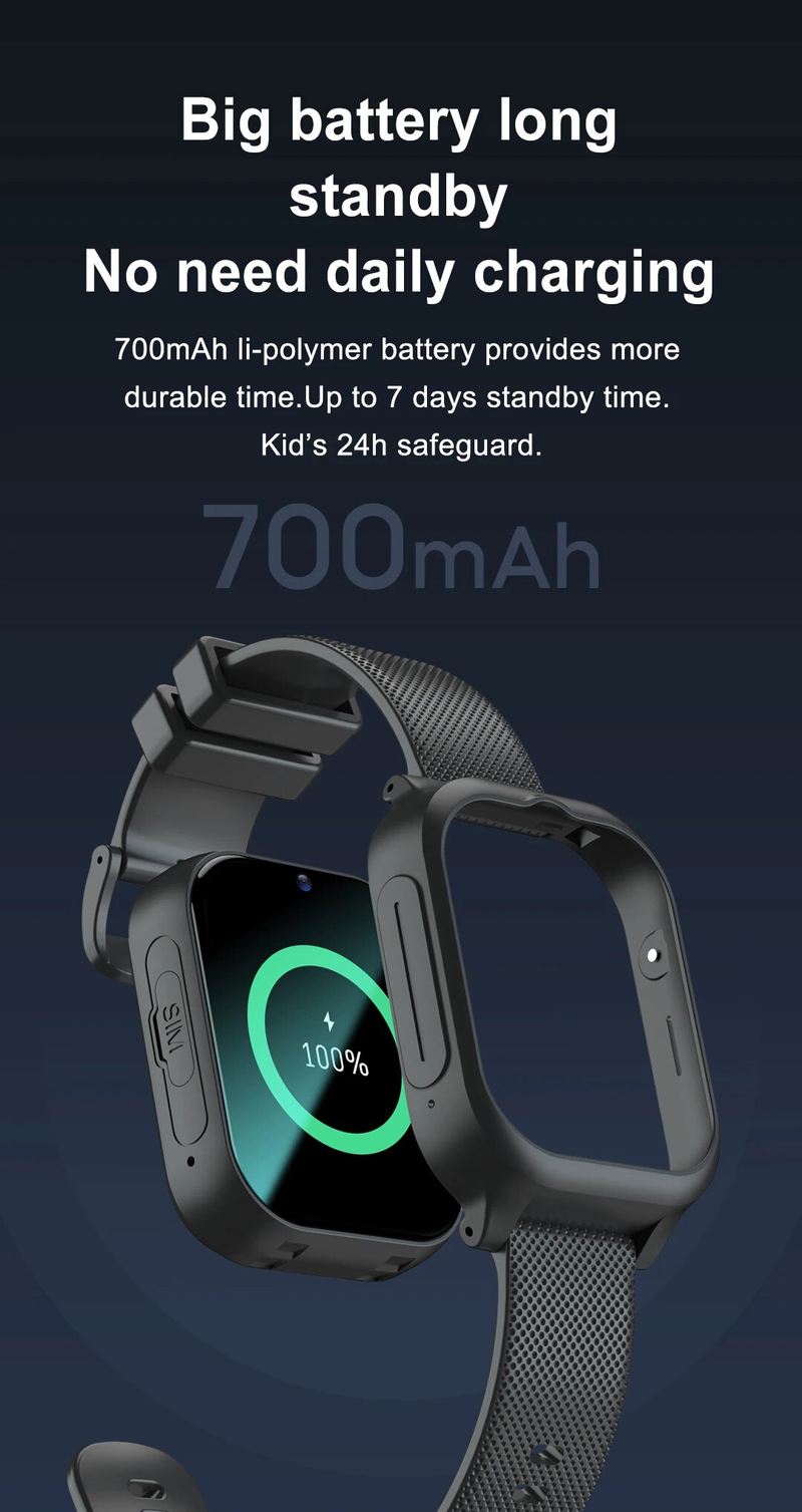 2023 New Phone SIM Card 4g Smart Boy Girl Photo Wifi Positioning Child Watch HD Video Call Sos Tracker Birthday Gift_voghion.com