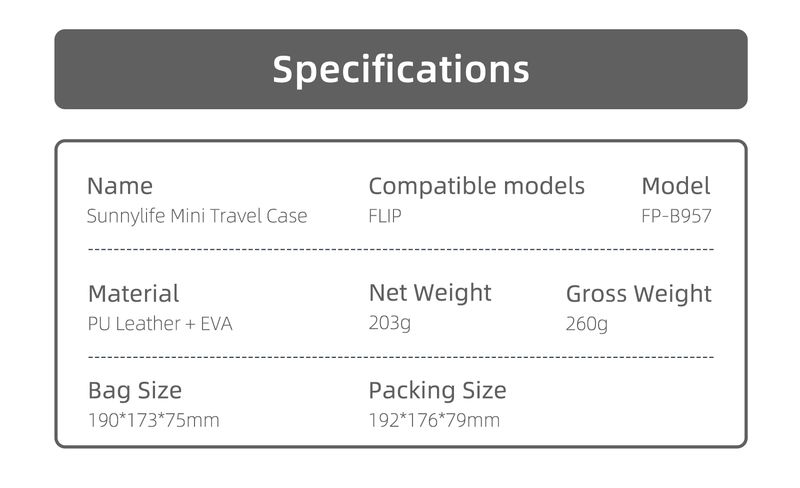 Storage Body Anti-Scratch Dustproof Protective Case Outdoor Portable Bag Handbag For DJI Flip Drone Accessory_voghion.com