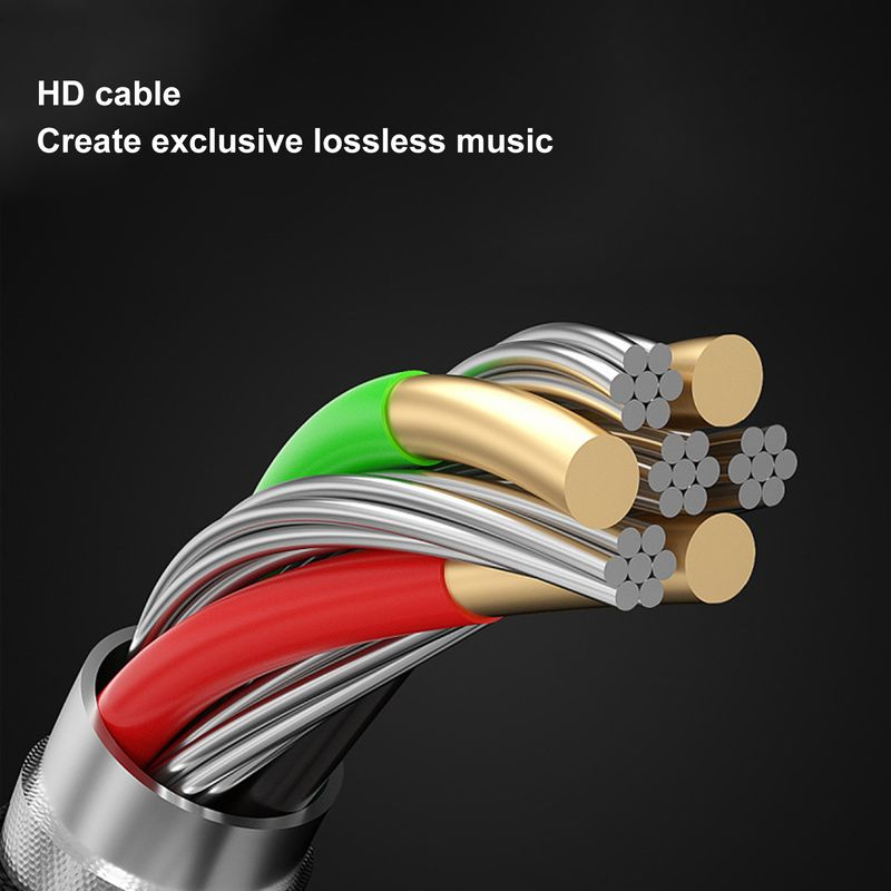 HiFi Powerful Bass Sound In-ear Wired Fevers Effect Lightweight 3.5mm Sports Earbud for Fiess_voghion.com