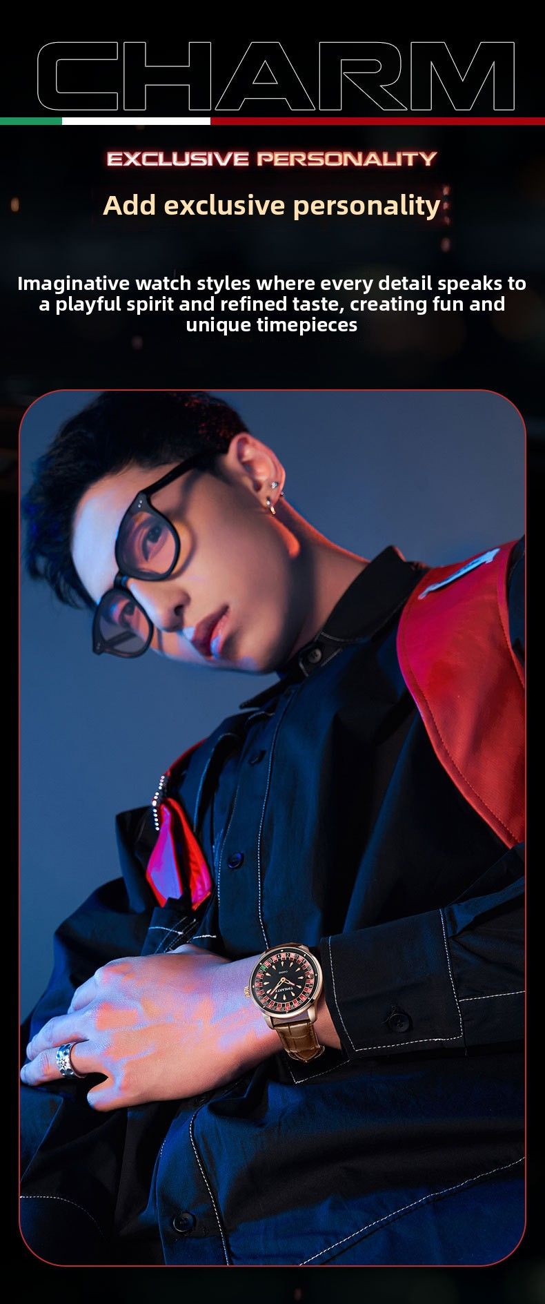 TIMEARTX Cross-Bordr Trad Nw Roultt Mn's Watch Luminous Watrproof Lathr Strap Trndy Quartz Wristwatch_voghion.com