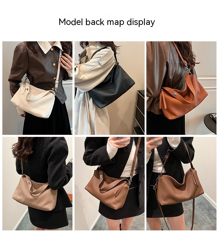 Retro Handheld Kleine Tas voor Vrouwen 2024 Nieuwe Lente Mode Eenvoudige en Veelzijdige Kleine Vierkante Tas met Hoge Kwaliteit Textuur, Unieke Casual Schoudertas_voghion.com