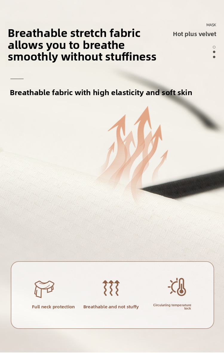 Winter Motorcycle Fleece-Lined Riding Mask Outdoor Bicycle Mountaineering Cold-Proof Ear-Hanging Triangle Scarf_voghion.com