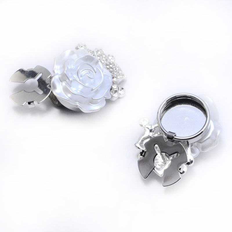 Set di gemelli con clip e bottoni, con strass, per camicie e accessori alla moda_voghion.com