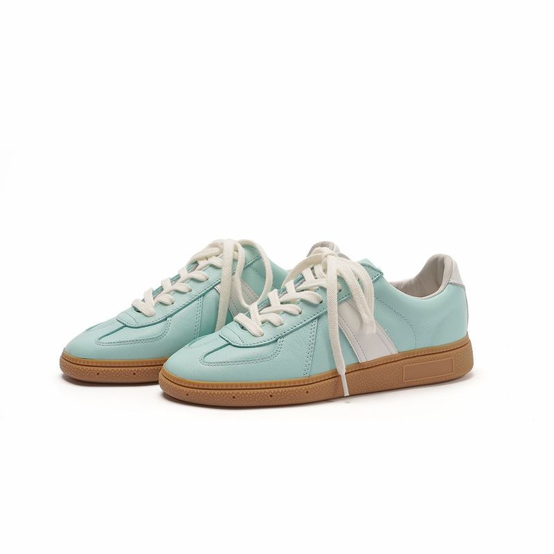 2024 Sommer Herren Vielseitige Trendy Deutsche Training Weiche Sohle, Low Top, Kleine Und Beliebte Boardschuhe, Damen Rindsleder_voghion.com