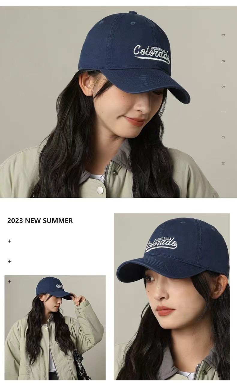 Women's Baseball Cap - Wide Brim UPF50+ Sun Hat With Deep Crown (Face Slimming Design) - Casual Snapback For Summer_voghion.com