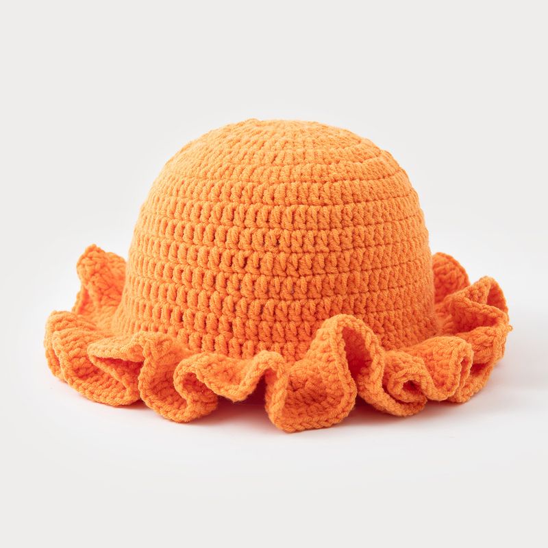 Cappello di lana intrecciato a mano transfrontaliero, autunno e inverno, antifreddo, spesso e antivento, semplice, tutto abbinato, cappello lavorato a maglia in tinta unita_voghion.com