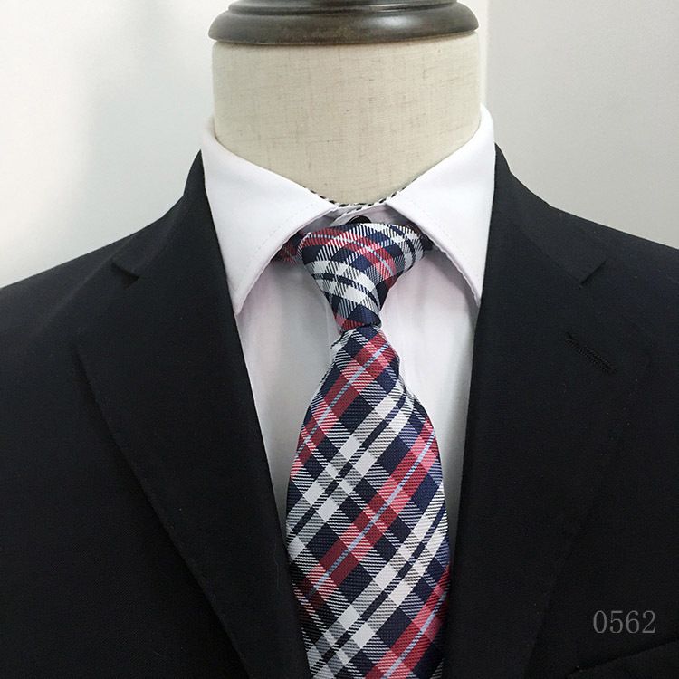 Cravatta scozzese britannica ad alta densità, camicia formale da uomo a quadri_voghion.com