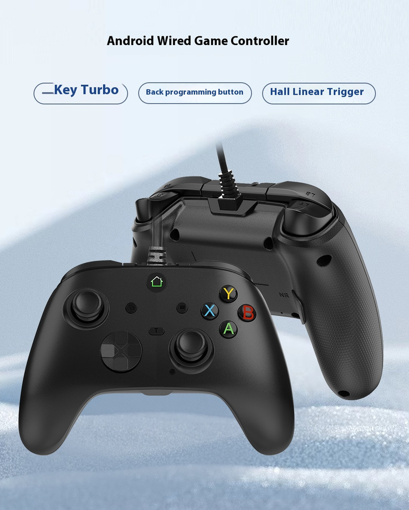 Controller cablato premium con pulsanti turbo e personalizzati - Gioco multipiattaforma per PC/Android/PS3/Steam_voghion.com