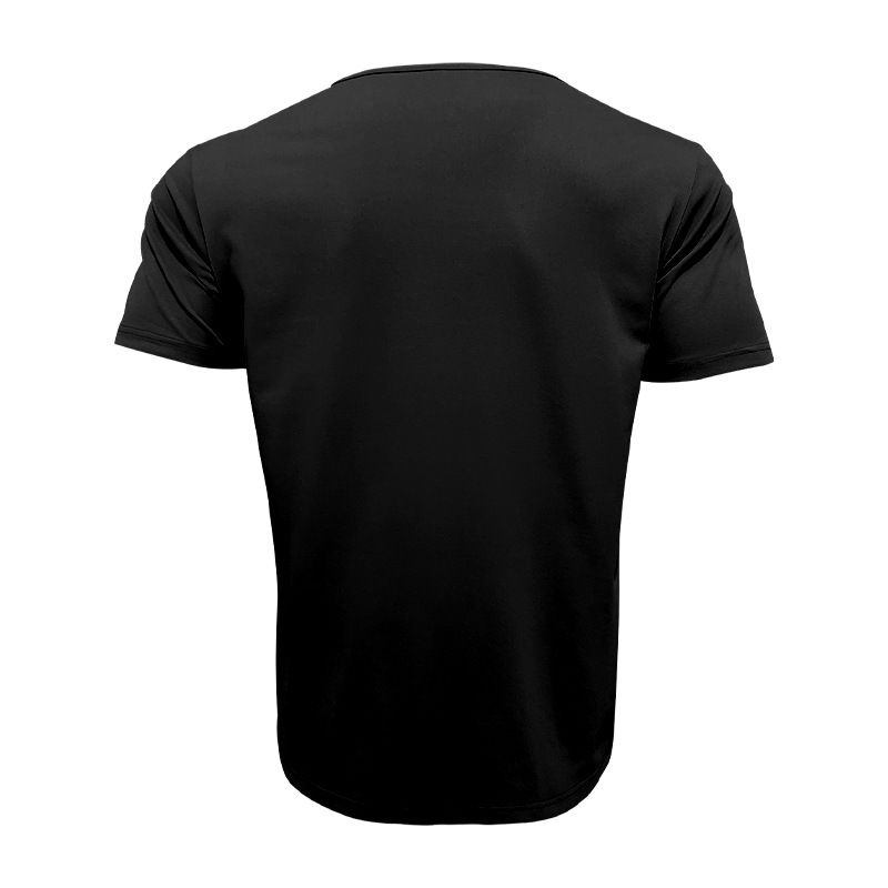 Herren-T-Shirt mit V-Ausschnitt und Tasche – Leichtes Polyester-Mischgewebe mit knitterfreier Oberfläche (S-XXXL) – Lässiges T-Shirt mit schmaler Passform für Komfort im Alltag_voghion.com