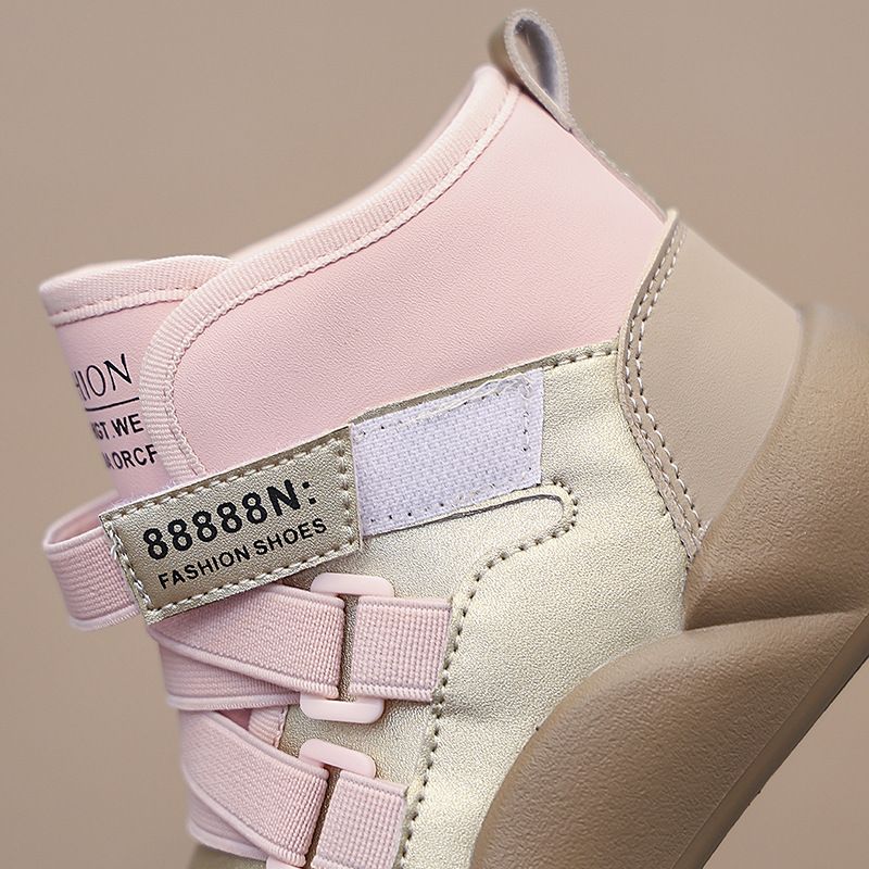 Girls' Snow Boots Comfortable Fleece Lined Thickened Internet Celebrity 2025 Autumn Winter Versatile Stylish Thick Sole_voghion.com