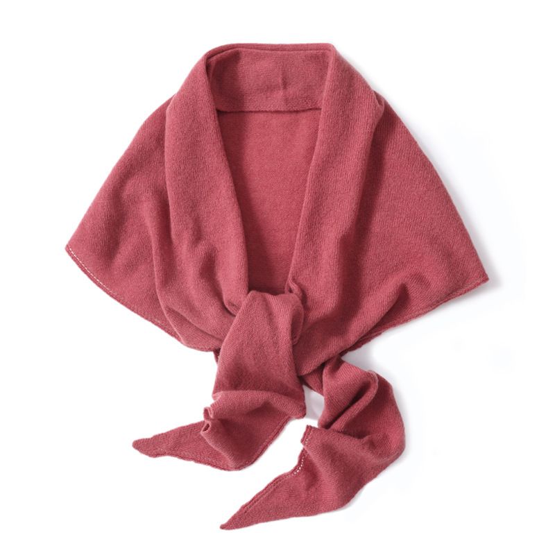 Produttore all'ingrosso transfrontaliero 2025 Nuovo 100% lana grande triangolo sciarpa scialle lavorato a maglia caldo capospalla in magazzino_voghion.com