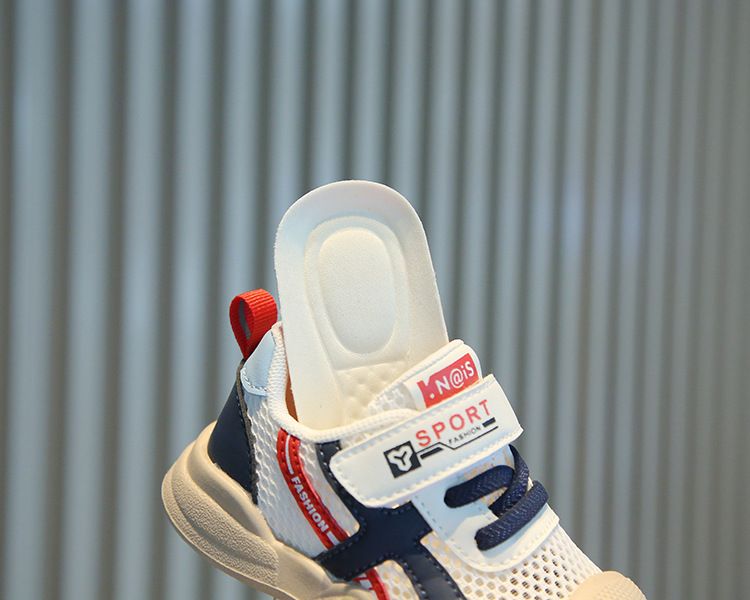 Zapatos para bebés y niños pequeños, primavera y verano, de malla, suaves, antideslizantes y funcionales, 2025_voghion.com