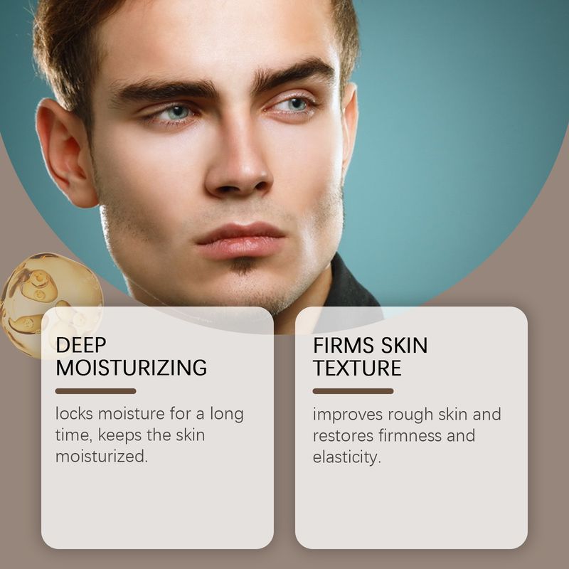 EAST MOON Men's Retinol Collagen Moisturizing Cream Fades Fine Lines, Brightens, Tightens, Moisturizes And Softens_voghion.com