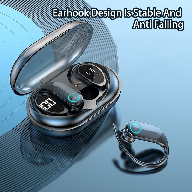 1 Set G37 Earbuds Bluetooth 5.3 LED Digital Display Reduction HiFi Sound Sensitive Touch Control Wireless Headsets for_voghion.com