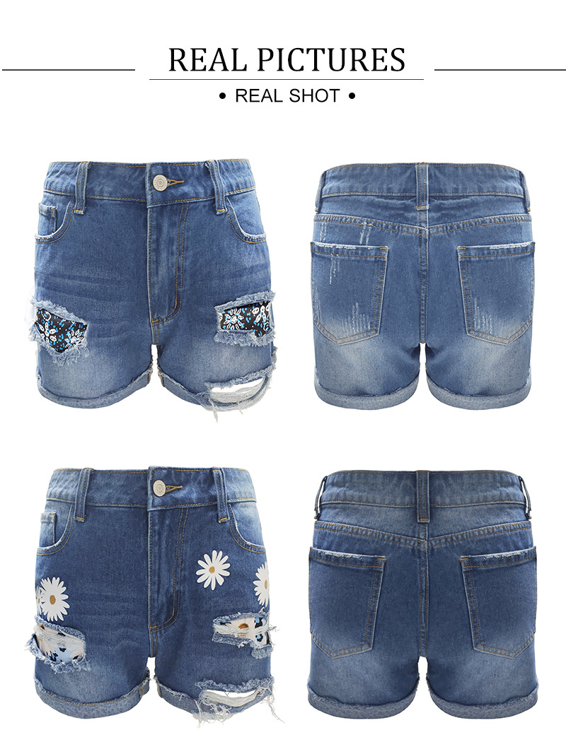 2023 European and American women's street hipster summer denim shorts feminine hot pants_voghion.com