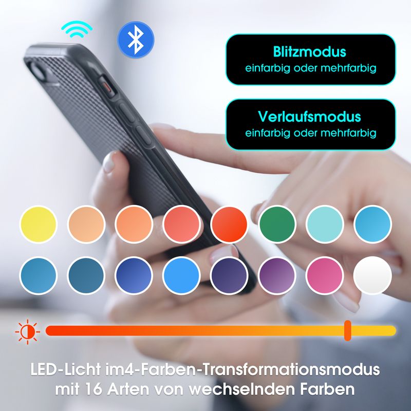 Table basse de 90 cm de long, blanc brillant, plateau en verre avec effet lumineux LED, table d'appoint de salon moderne_voghion.com