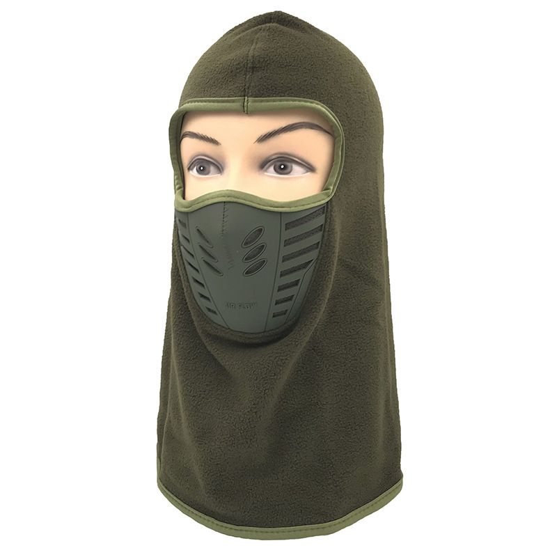 Buitenlandse handel Winter Buiten rijden Gemaskerde muts Verdikte fleece muts Bib Neck Gezichtsbescherming Warme winddichte muts Hoofddeksel Masker_voghion.com